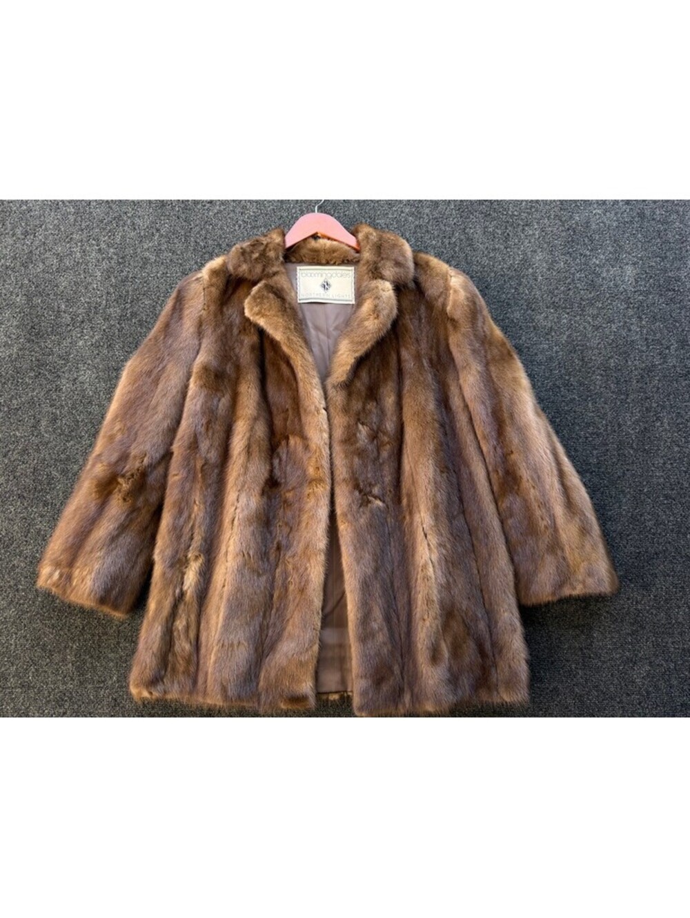 Vintage Bloomingdale's Northern Lights Mink Fur Coat